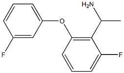 1-[2-fluoro-6-(3-fluorophenoxy)phenyl]ethan-1-amine Struktur