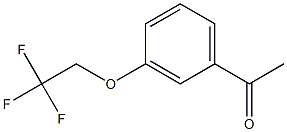 1-[3-(2,2,2-trifluoroethoxy)phenyl]ethanone Struktur