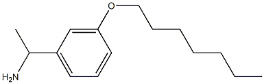 1-[3-(heptyloxy)phenyl]ethan-1-amine Struktur