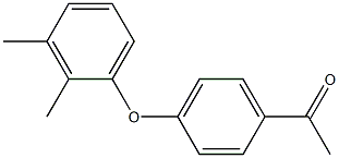 1-[4-(2,3-dimethylphenoxy)phenyl]ethan-1-one Struktur