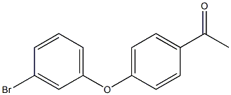 1-[4-(3-bromophenoxy)phenyl]ethan-1-one Struktur