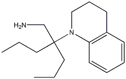 1-[4-(aminomethyl)heptan-4-yl]-1,2,3,4-tetrahydroquinoline Struktur