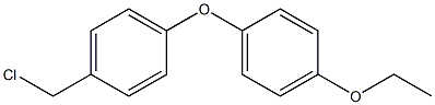 1-[4-(chloromethyl)phenoxy]-4-ethoxybenzene Struktur