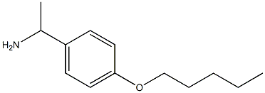 1-[4-(pentyloxy)phenyl]ethan-1-amine Struktur