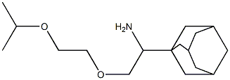 1-{1-amino-2-[2-(propan-2-yloxy)ethoxy]ethyl}adamantane Struktur