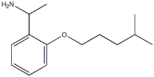 1-{2-[(4-methylpentyl)oxy]phenyl}ethan-1-amine Struktur