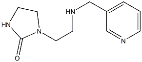 1-{2-[(pyridin-3-ylmethyl)amino]ethyl}imidazolidin-2-one Struktur