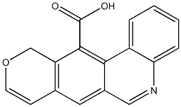 11H-10-oxa-5-azatetraphene-12-carboxylic acid Struktur