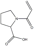 1-acryloylpyrrolidine-2-carboxylic acid Struktur