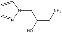 1-amino-3-(1H-pyrazol-1-yl)propan-2-ol Struktur