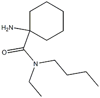 1-amino-N-butyl-N-ethylcyclohexanecarboxamide Struktur