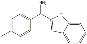 1-benzofuran-2-yl(4-methylphenyl)methanamine Struktur