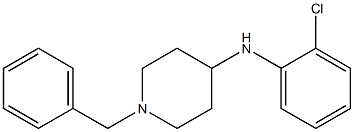 1-benzyl-N-(2-chlorophenyl)piperidin-4-amine Struktur