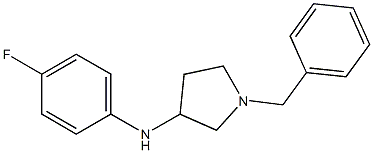 1-benzyl-N-(4-fluorophenyl)pyrrolidin-3-amine Struktur