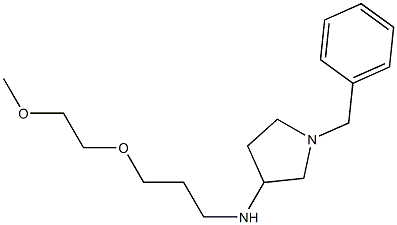 1-benzyl-N-[3-(2-methoxyethoxy)propyl]pyrrolidin-3-amine Struktur