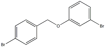 1-bromo-3-[(4-bromophenyl)methoxy]benzene Struktur