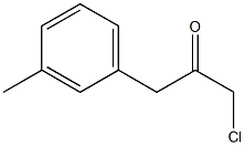 1-chloro-3-(3-methylphenyl)acetone Struktur