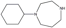 1-cyclohexyl-1,4-diazepane Struktur