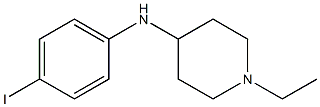 1-ethyl-N-(4-iodophenyl)piperidin-4-amine Struktur