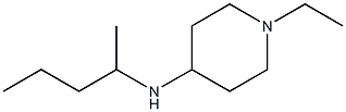 1-ethyl-N-(pentan-2-yl)piperidin-4-amine Struktur