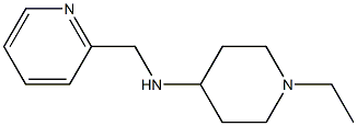 1-ethyl-N-(pyridin-2-ylmethyl)piperidin-4-amine Struktur