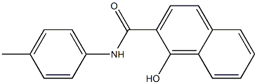 1-hydroxy-N-(4-methylphenyl)naphthalene-2-carboxamide Struktur