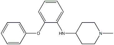 1-methyl-N-(2-phenoxyphenyl)piperidin-4-amine Struktur