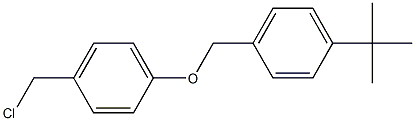 1-tert-butyl-4-[4-(chloromethyl)phenoxymethyl]benzene Struktur