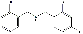 2-({[1-(2,4-dichlorophenyl)ethyl]amino}methyl)phenol Struktur