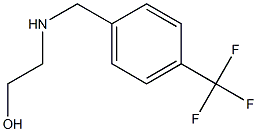 2-({[4-(trifluoromethyl)phenyl]methyl}amino)ethan-1-ol Struktur