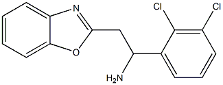 2-(1,3-benzoxazol-2-yl)-1-(2,3-dichlorophenyl)ethan-1-amine Struktur