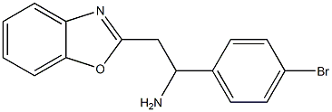 2-(1,3-benzoxazol-2-yl)-1-(4-bromophenyl)ethan-1-amine Struktur