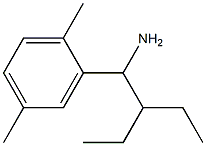 2-(1-amino-2-ethylbutyl)-1,4-dimethylbenzene Struktur