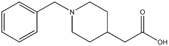 2-(1-benzylpiperidin-4-yl)acetic acid Struktur