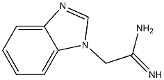 2-(1H-benzimidazol-1-yl)ethanimidamide Struktur