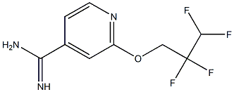 2-(2,2,3,3-tetrafluoropropoxy)pyridine-4-carboximidamide Struktur