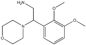 2-(2,3-dimethoxyphenyl)-2-morpholin-4-ylethanamine Struktur