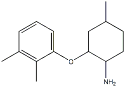 2-(2,3-dimethylphenoxy)-4-methylcyclohexan-1-amine Struktur