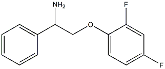 2-(2,4-difluorophenoxy)-1-phenylethanamine Struktur