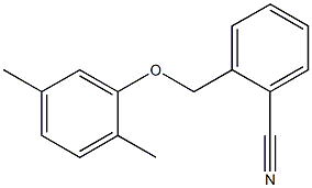 2-(2,5-dimethylphenoxymethyl)benzonitrile Struktur