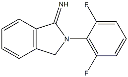 2-(2,6-difluorophenyl)-2,3-dihydro-1H-isoindol-1-imine Struktur