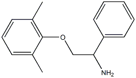 2-(2,6-dimethylphenoxy)-1-phenylethanamine Struktur