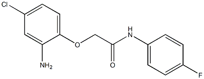 2-(2-amino-4-chlorophenoxy)-N-(4-fluorophenyl)acetamide Struktur