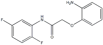 2-(2-aminophenoxy)-N-(2,5-difluorophenyl)acetamide Struktur