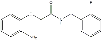 2-(2-aminophenoxy)-N-(2-fluorobenzyl)acetamide Struktur