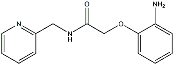 2-(2-aminophenoxy)-N-(pyridin-2-ylmethyl)acetamide Struktur