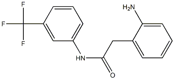 2-(2-aminophenyl)-N-[3-(trifluoromethyl)phenyl]acetamide Struktur