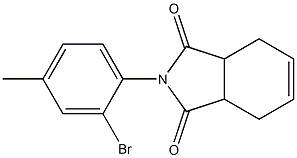 2-(2-bromo-4-methylphenyl)-3a,4,7,7a-tetrahydro-1H-isoindole-1,3(2H)-dione Struktur