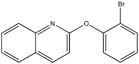 2-(2-bromophenoxy)quinoline Struktur