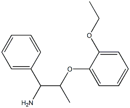 2-(2-ethoxyphenoxy)-1-phenylpropan-1-amine Struktur